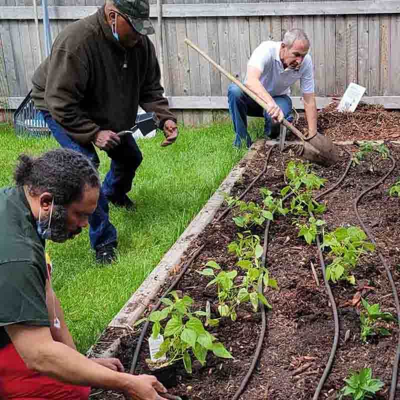 Brian Urbanowski with EBVH veterans | URB, inc. Brian Urbanowski with EBVH veterans